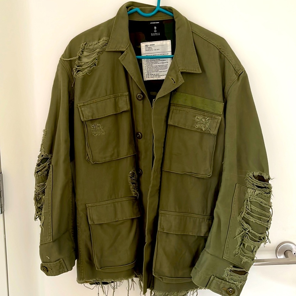 R13 Distressed Army Jacket